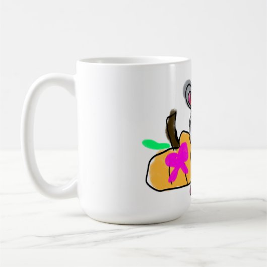 Mausbaby enthüllt Herbst Kaffeetasse (Links)