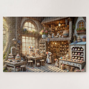 Mäuschen Klein Schwanz Bäckerei Waldküche Puzzle