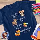 Mäuschen - Luchs - Biene - Fuchs 1 | Schulanfang Tri-Blend Shirt