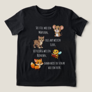 Mäuschen - Luchs - Biene - Fuchs 1 Schulanfang Tri-Blend Shirt