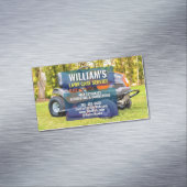 (Mausdienst) Rasenpflege und Landschaftsschutz | R Magnetische Visitenkarte (Beispiel)