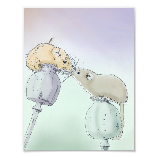 Mäuse-1-Premium Satin Foto Paper Foto Erweiterung (Vorne)