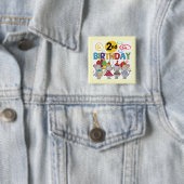 Mäuse 2. Geburtstag T - Shirt und Geschenke Button (Beispiel)