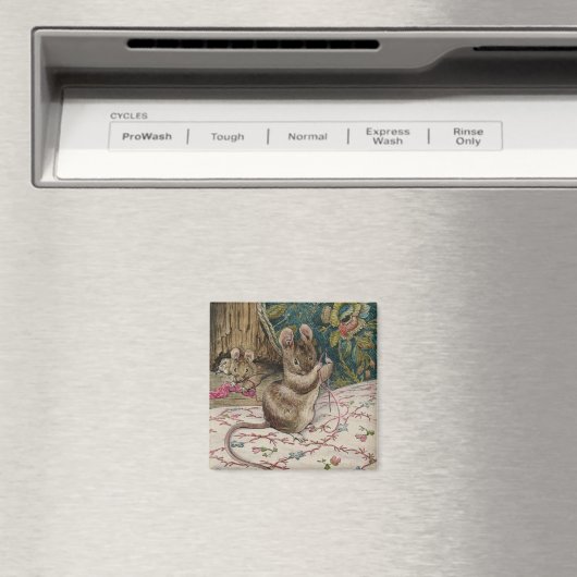 Mäuse am Arbeitsplatz Threading the Needle (Beatri Magnet (In Situ (Geschirrspüler))