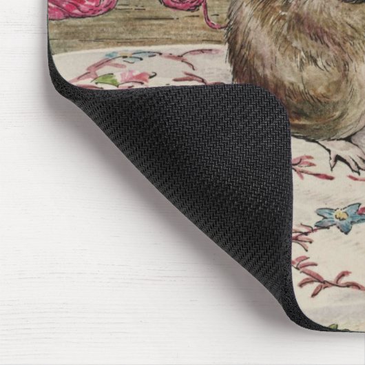 Mäuse am Arbeitsplatz Threading the Needle (Beatri Mousepad (Ecke)