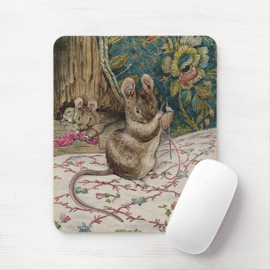 Mäuse am Arbeitsplatz Threading the Needle (Beatri Mousepad (Mit Mouse)