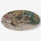 Mäuse am Arbeitsplatz Threading the Needle (Beatri Pappteller (Schrägansicht)