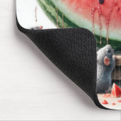 Mäuse auf einem Juicy Watermelon Wedge Mousepad (Ecke)