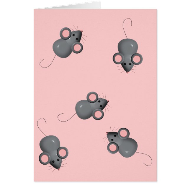 Mäuse auf rosa (Vorne)