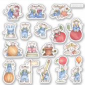 Mäuse Aufkleber (Vorderseite)