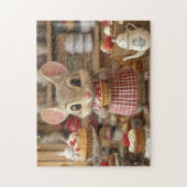 Mäuse-Bäckerei Chef Tiny Tail Whimsical Kitchen Puzzle (Vertikal)