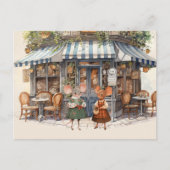 Mäuse City Series Postcard - Tee holen Postkarte (Vorderseite)