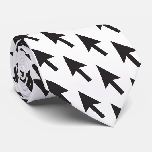 Mäuse-Cursor auf der Krawatte der Männer (Gerollt)