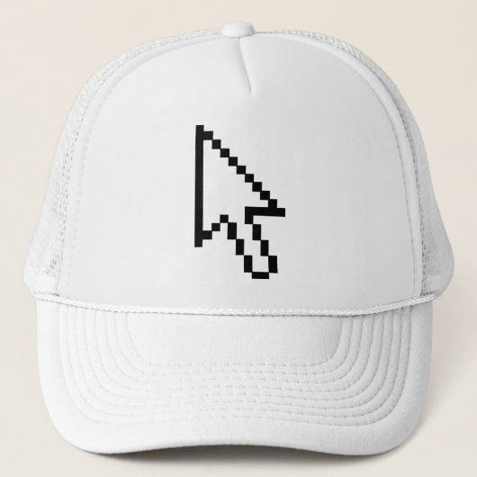 Mäuse-Cursor-Pfeil-Grafik Truckerkappe (Vorderseite)