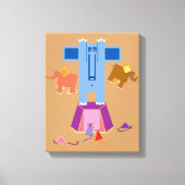 Mäuse-Elefanten Leinwanddruck (Vorderseite)