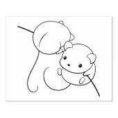 Mäuse ernten, Mäuse-Färberseite Gummistempel (Prägung)