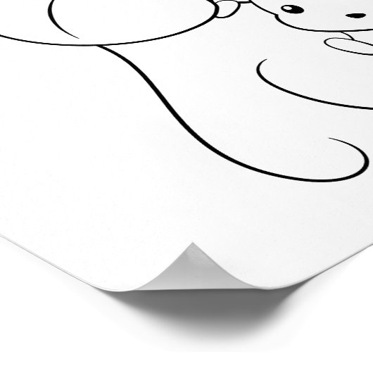 Mäuse ernten, Mäuse-Färberseite Poster (Ecke)