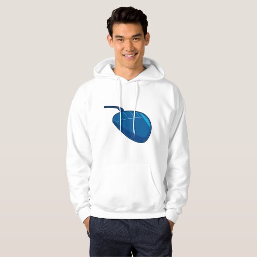 Mäuse für blaue Computer Hoodie (Vorne ganz)