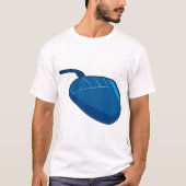 Mäuse für blaue Computer T-Shirt (Vorderseite)