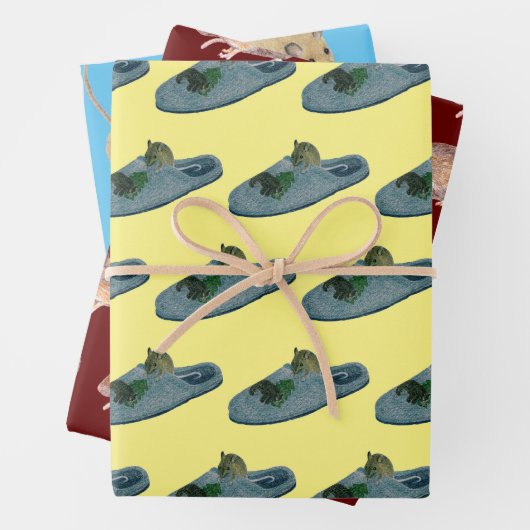 Mäuse Geschenkpapier Set (Beispiel)