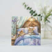 Mäuse-Grußkarte (Stehend Vorderseite)