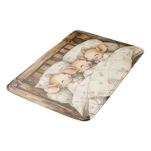 Mäuse im Beatmetbereich Badematte (Schrägansicht)