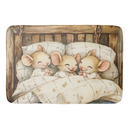 Mäuse im Beatmetbereich Badematte (Vorderseite)