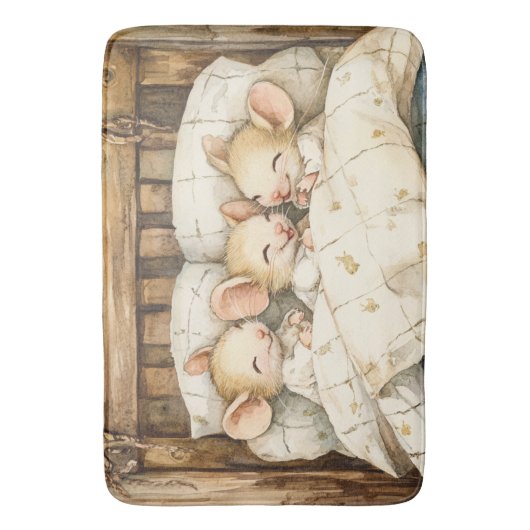 Mäuse im Beatmetbereich Badematte (Vorderseite Vertikal)