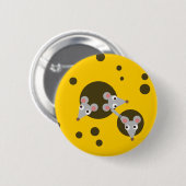 Mäuse im Käse Button (Vorne & Hinten)