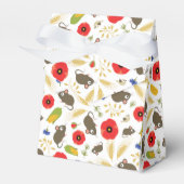 Mäuse in Körnerfeldern Geschenkschachtel (Vorderseite)
