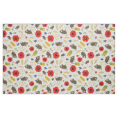 Mäuse in Körnerfeldern Stoff (Fat Quarter (45,7 x 55,9 cm))