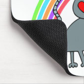 Mäuse in Liebe Valentine Mousepad (Ecke)