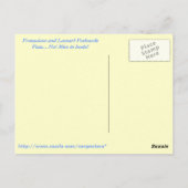 Mäuse in Stiefeln! Postkarte (Rückseite)