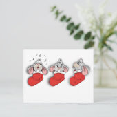 Mäuse-Kopie Postkarte (Stehend Vorderseite)