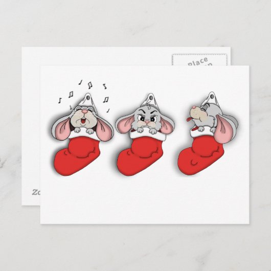Mäuse-Kopie Postkarte (Vorne/Hinten)