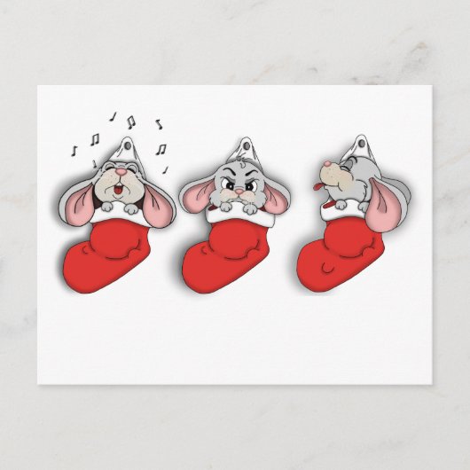 Mäuse-Kopie Postkarte (Vorderseite)