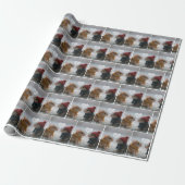 Mäuse mit einem frostigen Herzen Geschenkpapier (Ungerollt)