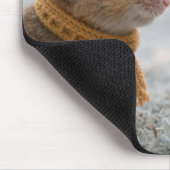 Mäuse mit einem frostigen Herzen Mousepad (Ecke)