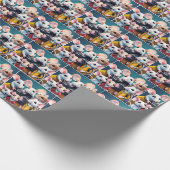 Mäuse mit Kamera Geschenkpapier (Ecke)