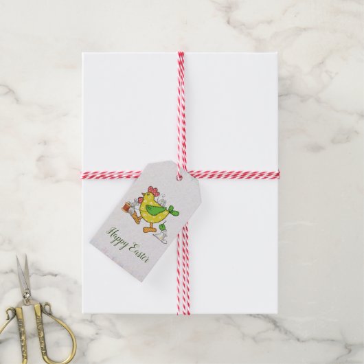 Mäuse näen Huhn Geschenkanhänger (Mit Garn)