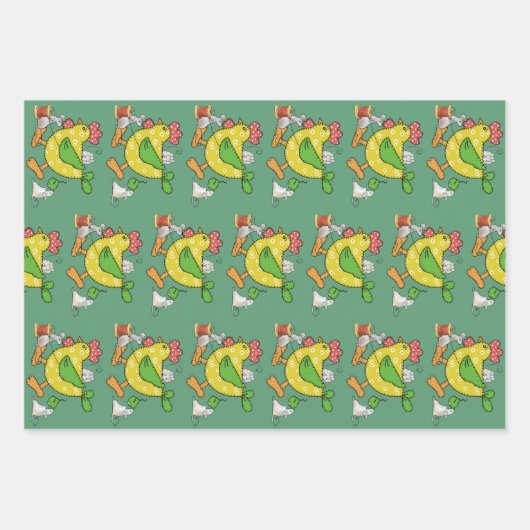 Mäuse näen Huhn Geschenkpapier Set (Vorderseite)