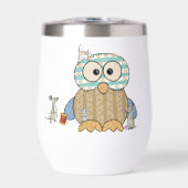 Mäuse nähen Eule (Vorderseite)