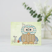 Mäuse nähen Eule (Stehend Vorderseite)