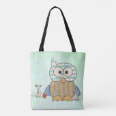 Mäuse nähen Eule Tasche (Rückseite)