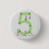 Mäuse nähen Fünf Button (Vorderseite)