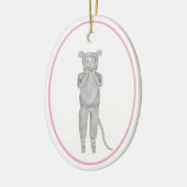 Mäuse-Nussknacker-Ornament Keramik Ornament (Links)