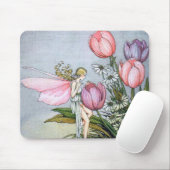 Mäuse Pad Fairy und Tulips Mousepad (Mit Mouse)