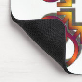 Mäuse-Pad mit Bären, die Bären lieben Mousepad (Ecke)