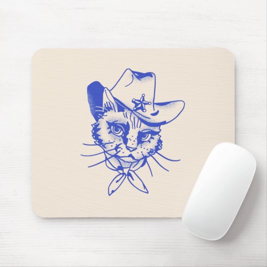 Mäuse-Pad mit Katze Mousepad (Mit Mouse)
