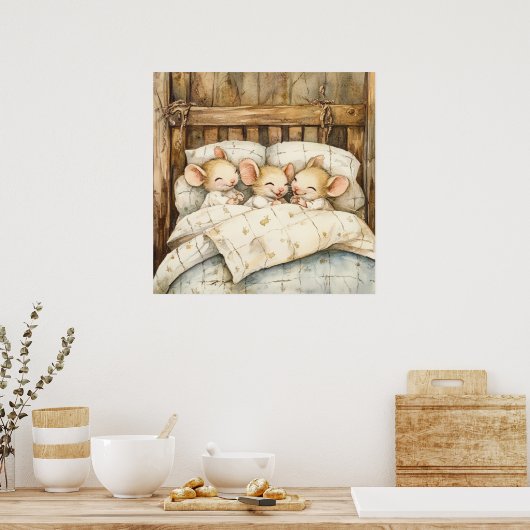 Mäuse-Plakat Poster (Küche)